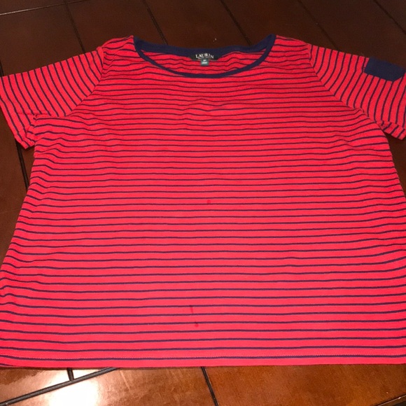 Lauren by Ralph Lauren Plus Size Top - Picture 1 of 6